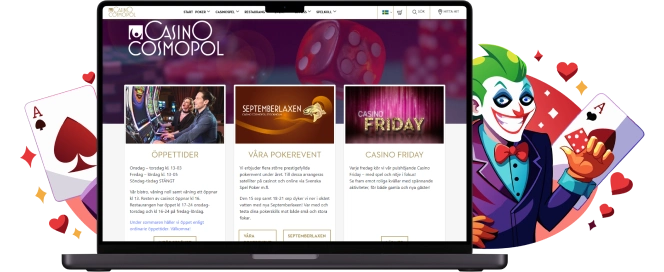 Casino Cosmopol i Sverige Desktop